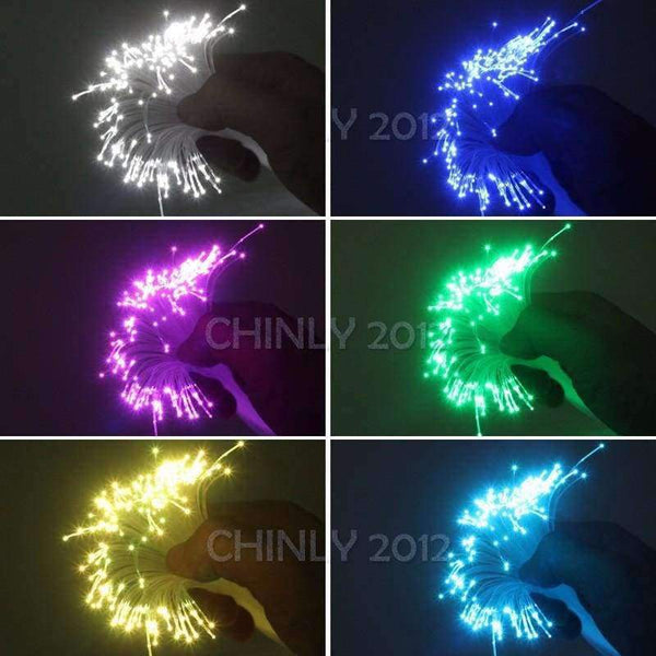 Planet Gates Black controller LED fiber optic Star light Kit for Ceiling decoration RGBW Engine +Wireless switch controller + 550pcs 0.75mm optic fiber cable