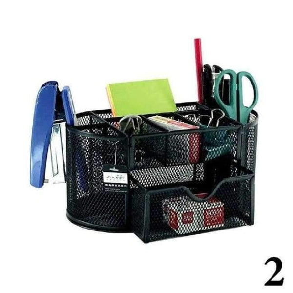 Planet Gates Black Creative Metal Iron Wire Desk Pen Holder Laege Capacity Office Desk Accessories Desk Organizer Office Desk Supplies