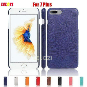 Planet Gates Black Crocodile Snake Pattern Hard PC women PU Leather Lather Lether Phone accesories Etui Coque Case kryty For iPhone 7 Plus