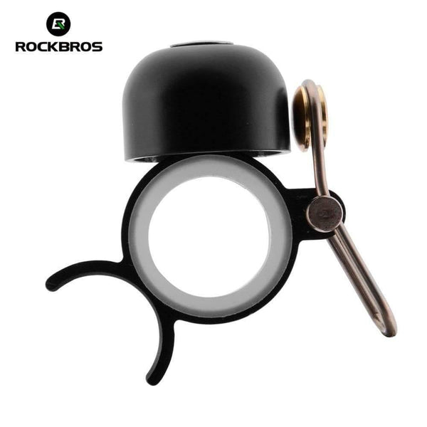 Planet Gates Black Cycling Bike Bicycle Finger Run Bell MTB Bike Decompression Anti-stress Toys Gift Pet Bike Calling Bell Aluminum & Copper