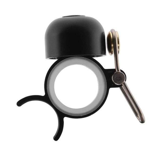 Planet Gates Black Cycling Bike Bicycle Finger Run Bell MTB Bike Decompression Anti-stress Toys Gift Pet Bike Calling Bell Aluminum & Copper