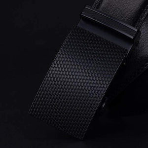 Planet Gates black CZ015 / 110cm Mens belt luxury high quality cow genuine leather belts for men automatic buckle fashion waist male free shipping