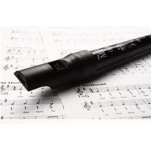 Planet Gates Black D Irish Whistle woodwind Musical Instrument  Ireland Metal Flute for beginner with tutor material Clarke Tinwhistle flute