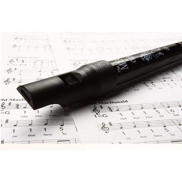 Planet Gates Black D Irish Whistle woodwind Musical Instrument  Ireland Metal Flute for beginner with tutor material Clarke Tinwhistle flute