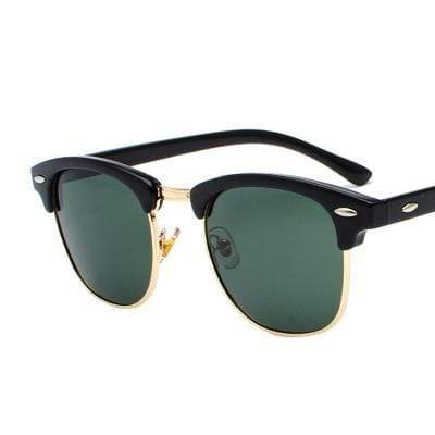Planet Gates Black dark green Classic Semi-Rimless Sunglasses Men's Women 2021 Square Polarized Sun glasses Men Oculos De Sol Gafas UV400 Retro Eyewear