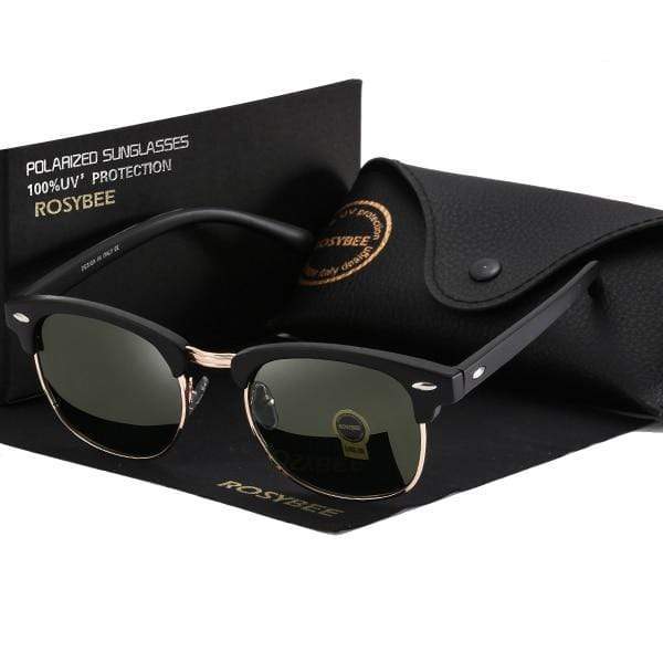 Planet Gates black deep green / with original box UV400  Polarized Sunglasses men women Classic cool retro Sun glasses Coating  man Driving Shades fashion male oculos