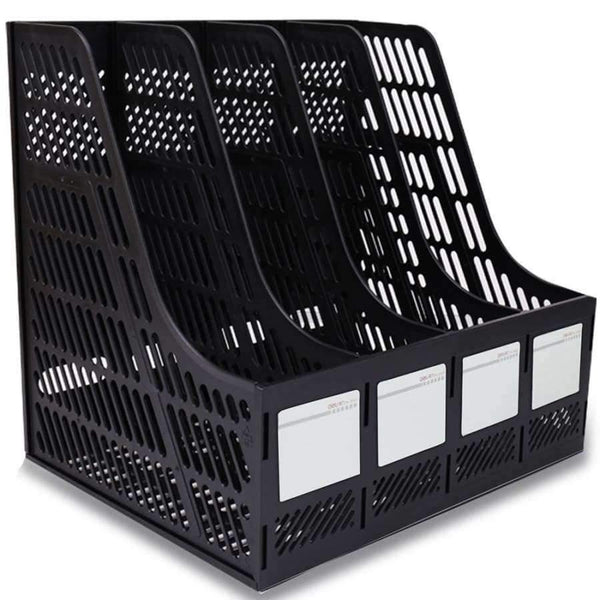 Planet Gates Black Desk Set Organizer Desk Set 4 Layers File Document Holders File Tray  Bookend  Office School Supplies Accessories