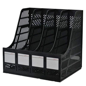 Planet Gates Black Desk Set Organizer Desk Set 4 Layers File Document Holders File Tray  Bookend  Office School Supplies Accessories