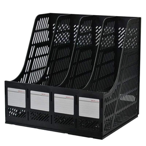Planet Gates Black Desk Set Organizer Desk Set 4 Layers File Document Holders File Tray  Bookend  Office School Supplies Accessories