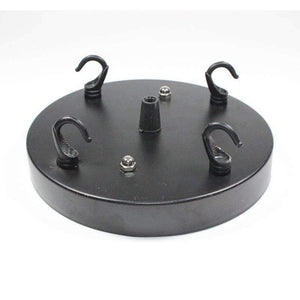 Planet Gates Black Dia 8/10/12/15/18cm Lamp Ceiling Plate,Multi Chandeliers Base, lustres de teto Lighting Accessories For Rope Pendant Light