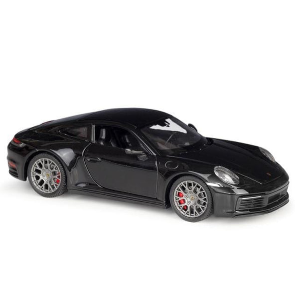 Planet Gates Black Diecast 1:24 Car Porsche 911 Carrera 4S Simulator Toy Sports Car Model Car Alloy Metal Toy Car For Childen Gift Collection