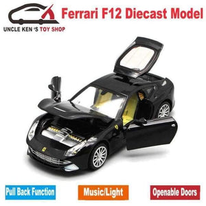 Planet Gates Black Diecast Scale Models Toys Sport Cars, Collection Vehicle For Boys With Different Colors