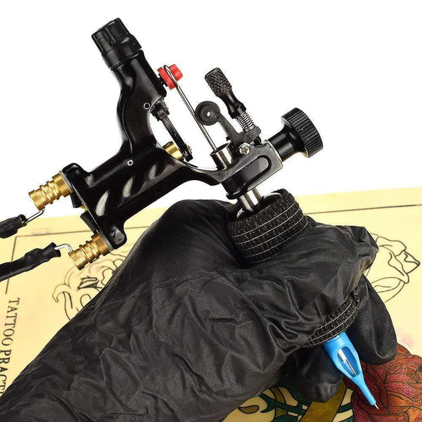 Planet Gates Black Disposable Cohesive Tattoo Grip Tape Wrap Elastic Bandage Rolls for Tattoo Machine Grip Tube Accessories