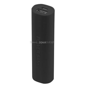 Planet Gates Black DIY USB Mobile Power Bank Charger Pack Box Battery Case For 1 x 18650 Portable Z17 Drop ship