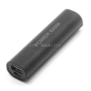 Planet Gates Black DIY USB Mobile Power Bank Charger Pack Box Battery Case For 1 x 18650 Portable Z17 Drop ship