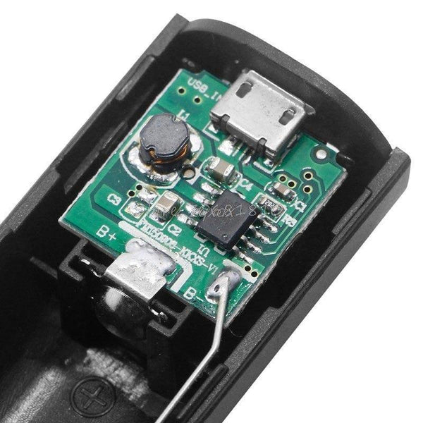 Planet Gates Black DIY USB Mobile Power Bank Charger Pack Box Battery Case For 1 x 18650 Portable Z17 Drop ship