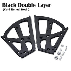 2PCS Furniture Hinges Shoes Drawer Cabinet Hinge Rack Metal Accessories Stainless Steel Foldable Self Fitting Hardware