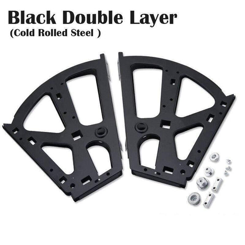 2PCS Furniture Hinges Shoes Drawer Cabinet Hinge Rack Metal Accessories Stainless Steel Foldable Self Fitting Hardware