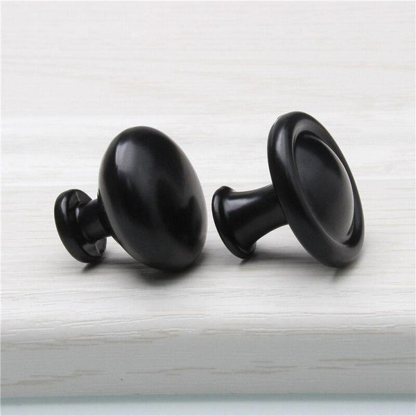 Black Durable Aluminum Alloy 96/128mm Single Hole Door Handle for Furniture Drawer Kitchen Cupboard Cabinet Drawer Pull Knobs