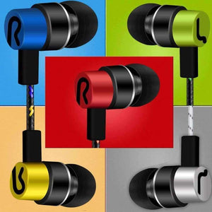 Planet Gates black Earphone With Microphone 3.5mm In-Ear Stereo Earbuds Headset For Computer Cell Phone D30 Jan12