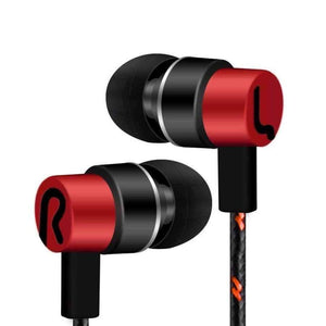 Planet Gates black Earphone With Microphone 3.5mm In-Ear Stereo Earbuds Headset For Computer Cell Phone D30 Jan12