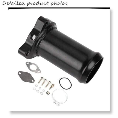 Planet Gates black EGR Valve Replacement Pipe suit For VW Audi Skoda 1.9 TDI 130/160 BHP 2.25inch Diesel egr delete kits