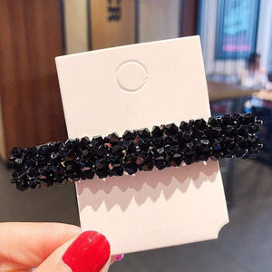 Elegant Shining Crystal Barrettes For Women Hair Ornament Headband Sweet Hair Clips Hairpins Fashion Hair Accessories