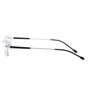 Planet Gates Black EOOUOOE Brand Design Titanium Women Men Unisex Rimless Glasses Prescriptio Spectacles Oculos Eyewear Gafas Opticas Glasse Frame