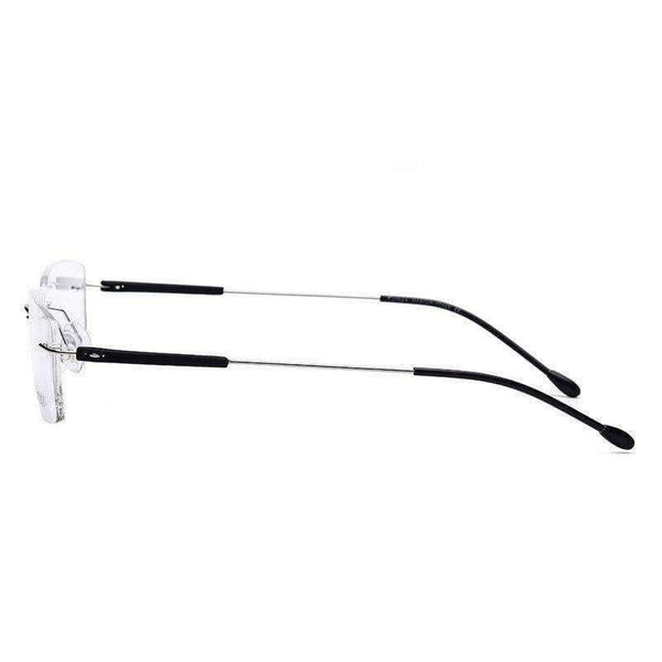 Planet Gates Black EOOUOOE Brand Design Titanium Women Men Unisex Rimless Glasses Prescriptio Spectacles Oculos Eyewear Gafas Opticas Glasse Frame