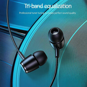 Planet Gates Black EP-26 Tiffany Blue in-ear Metal Earphones,USAMS 3.5mm Hifi Earbuds Bass Earphones Stereo Headset inear Wired Ear phone With Mic