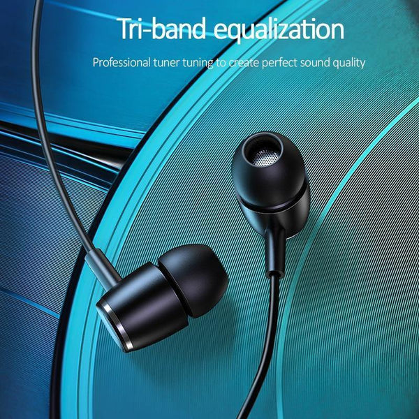 Planet Gates Black EP-26 Tiffany Blue in-ear Metal Earphones,USAMS 3.5mm Hifi Earbuds Bass Earphones Stereo Headset inear Wired Ear phone With Mic