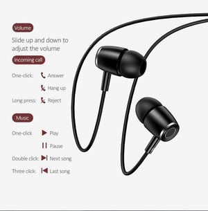 Planet Gates Black EP-26 Tiffany Blue in-ear Metal Earphones,USAMS 3.5mm Hifi Earbuds Bass Earphones Stereo Headset inear Wired Ear phone With Mic