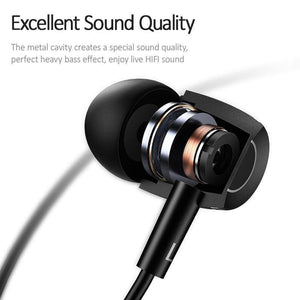Planet Gates Black EP-26 Tiffany Blue in-ear Metal Earphones,USAMS 3.5mm Hifi Earbuds Bass Earphones Stereo Headset inear Wired Ear phone With Mic