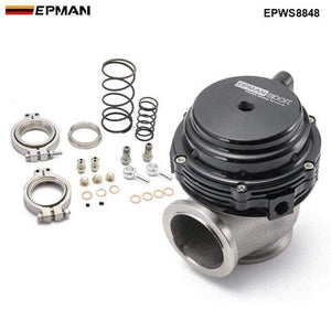 Planet Gates black Epman MVR 44mm V Band External Wastegate Kit 24PSI Turbo Wastegate With V Band Flange EPWS8848