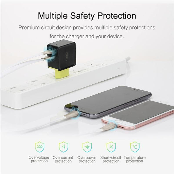 Planet Gates Black / EU 2 USB USB Wall Phone Charger 5V 2.4A 4A Fast Travel Adapter For iPhone Samsung EU Plug Phone Dual USB Charger