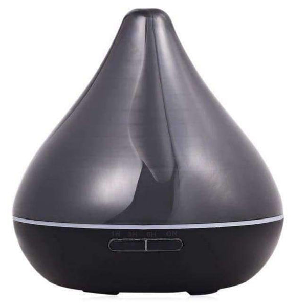 Planet Gates Black / EU Plug 300ml Ultrasonic Air Humidifier Aromatherapy Essential Oil Diffuser 5 In 1 With 6 Color Changing LED Lights For Home Appliances