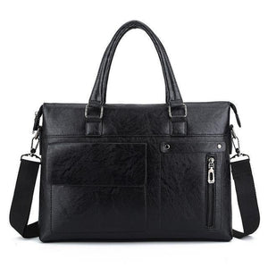 Planet Gates black Famous Brand Leather Men Shoulder Bag Business Briefcases High Quality Vintage Crossbody Bags Handbags bolsas male