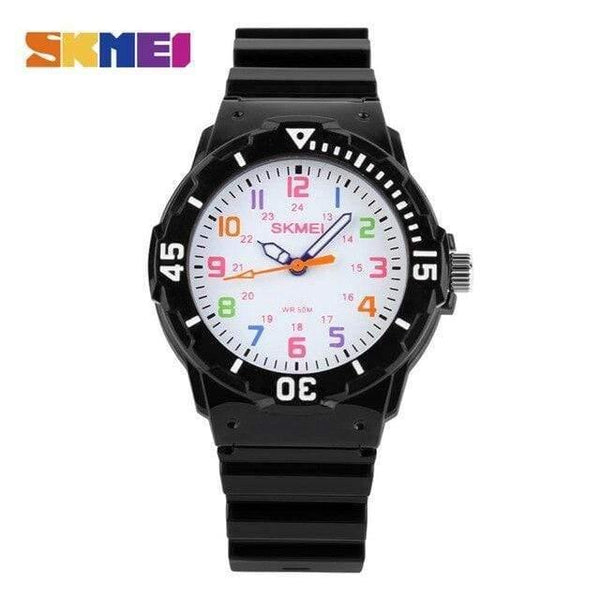 Planet Gates Black Fashion Casual Children Watches 50M Waterproof Quartz Wristwatches Jelly Kids Clock  Students Watch