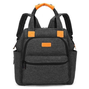 Planet Gates Black Fashion Diaper Bag Baby Bag Waterproof Lightweight Multifunctional Mom Backpack Maternity Bag for Baby Care