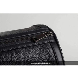 Planet Gates black Fashion Genuine Leather Men's Travel Bag Luggage & Travel Bag Men Carry On Leather Duffel Bag Weekend Bag Big Tote Handbag black