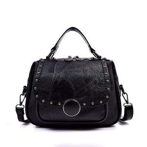 Fashion PU Leather Crossbody Bag Women's Handbag Ladies Shoulder Bags Rivet Female Messenger