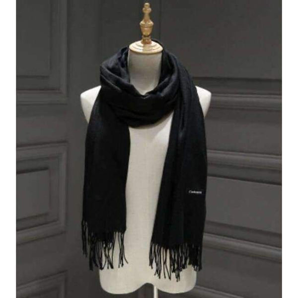Planet Gates Black Female Male Canada Wool Cashmere Scarf Pashmina Tassels Women Wrap Warm Luxury Brand Scarf Unisex Men SCARF