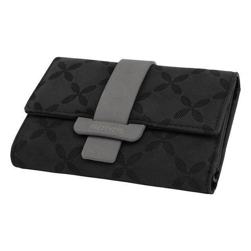 Planet Gates Black Female Wallet Leather Women Wallets Floral Foldable Change Purse Credit Card Lady Coin Purses Holders For Girls Carteira