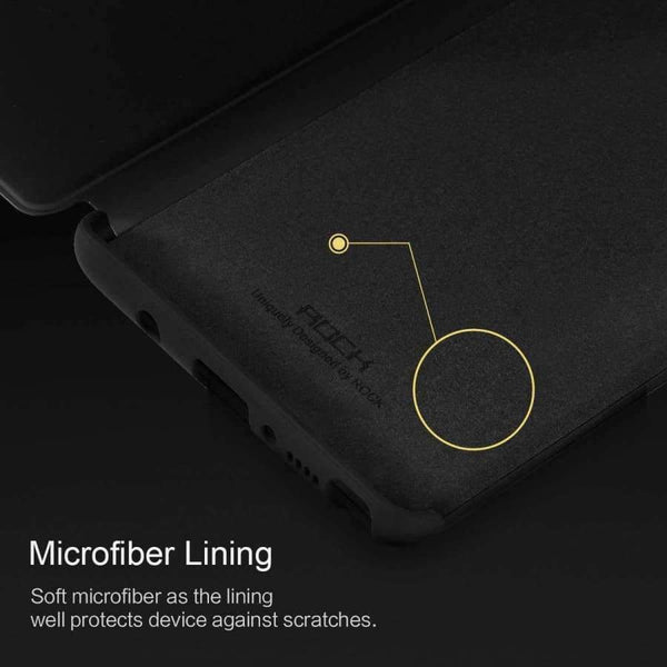 Planet Gates Black Flip Case for Samsung Galaxy Note 8 Luxury Brand Phone Cases Semi-Tranparent Cover Smart View Window Note8 Case