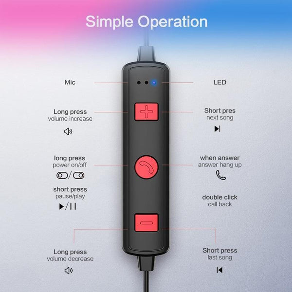 Planet Gates Black FLOVEME B11 Bluetooth Earphone Wireless Headphones For Xiaomi iPhone Neckband Headset Stereo Earbuds fone de ouvido Build-in Mic