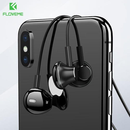 Planet Gates Black FLOVEME B11 Bluetooth Earphone Wireless Headphones For Xiaomi iPhone Neckband Headset Stereo Earbuds fone de ouvido Build-in Mic