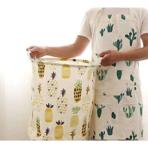 Planet Gates Black Folding Black Cactus Laundry Basket 42*48cm Nordic Style Dirty Clothes Toys Travel Organizer Home Storage Organization