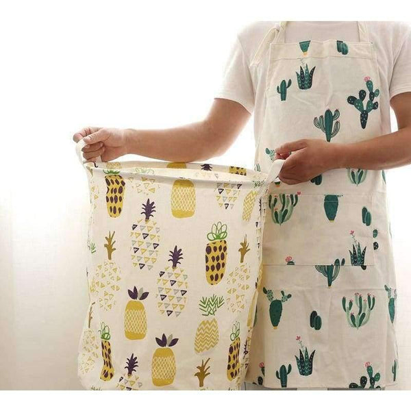 Planet Gates Black Folding Black Cactus Laundry Basket 42*48cm Nordic Style Dirty Clothes Toys Travel Organizer Home Storage Organization