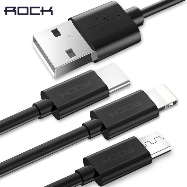 Planet Gates Black for Apple / 100 CM ROCK Mobile Phone USB Cables for iPhone X Faster Charger Cord Micro USB Cable for Huawei Xiaomi USB C Data Sync Wire for SamSung