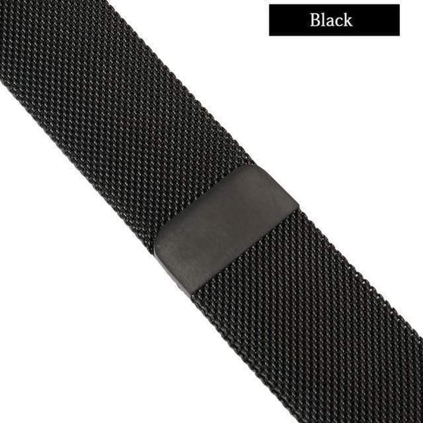 Planet Gates Black / For Apple Watch 40mm Watch Strap For Apple Watch Band 44mm 40mm 42mm 38mm Series 4/3/2/1 iWatch Stainless Steel Woven watchband